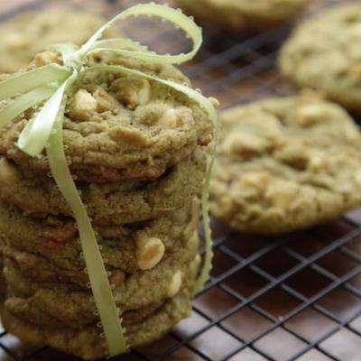 matcha groene thee chocoladeschilferkoekjes