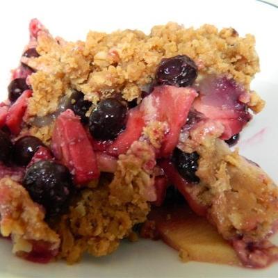 blueberry-apple crunch