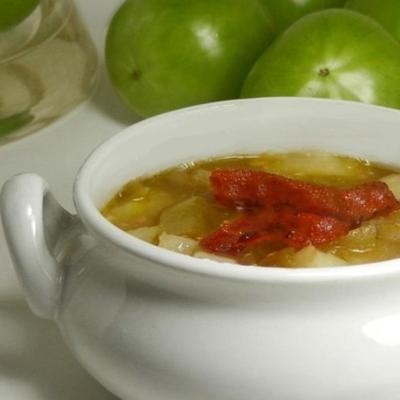 groene tomaat en spek soep