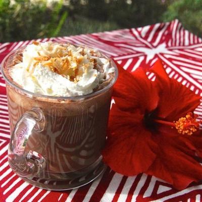 Hawaiiaanse warme chocolademelk