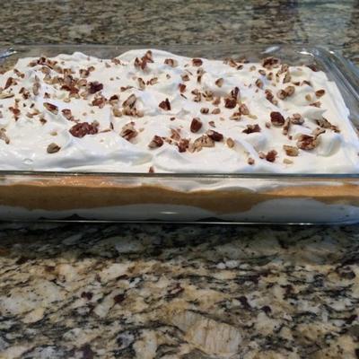 thanksgiving pumpkin slush cake