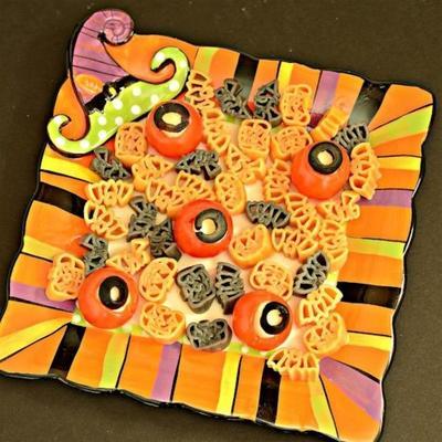 oogbollen voor Halloween-spaghetti