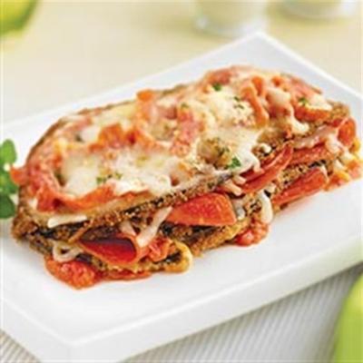 aubergine parmigiana met margherita® pepperoni