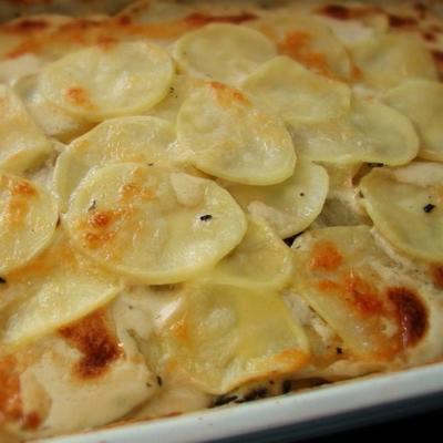 chef-kok John's truffel aardappelgratin