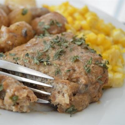 kalkoen salisbury steak