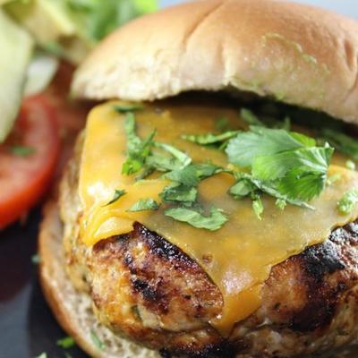 kipcheddar en guacamole burgers