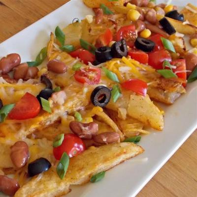 snelle aardappelnachos