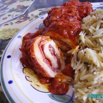 brenda's pepperoni chicken rollups