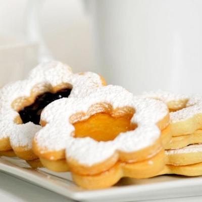 linzer torte cookies