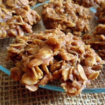 geen bak choco-pinda-havermout koekjes