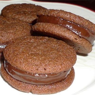 chocolademunt gevulde koekjes