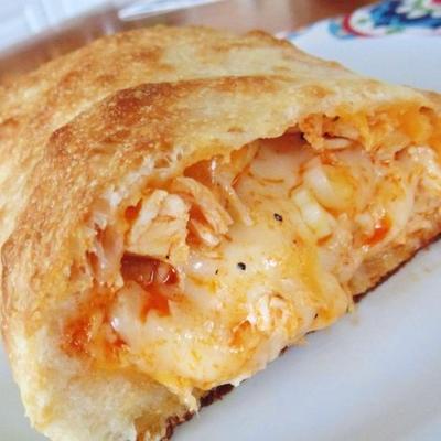 buffalo chicken calzone