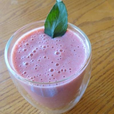 aardbei munt smoothie