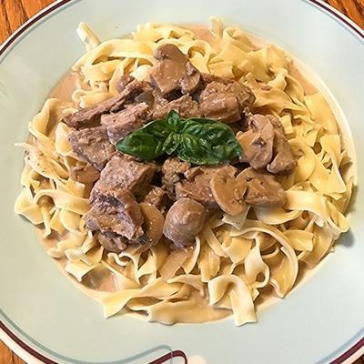 susan's beef stroganoff