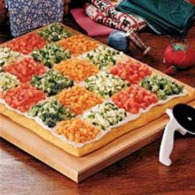 patchwork veggie pizza