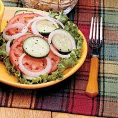 einde salade van het seizoen