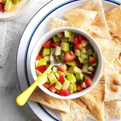 appelsalsa met kaneelchips