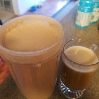 homemade coffee creamer (chocolate-caramel)