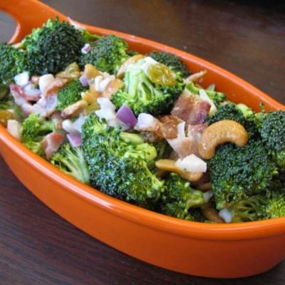 salade van broccoli en spek