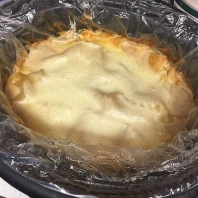 slowcooker spinazie en krab lasagne