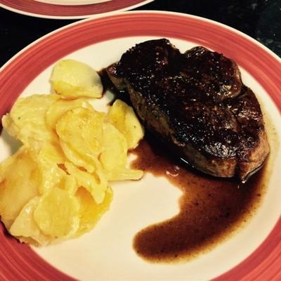 manhattan filet met pan saus bordelaise