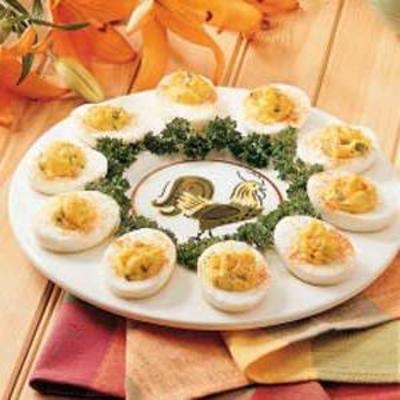 knoflook deviled eggs