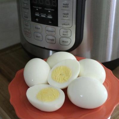 snelkookpan hardgekookte eieren