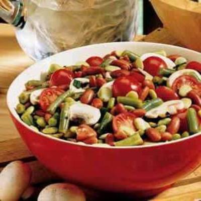 drie-bonen tuin salade