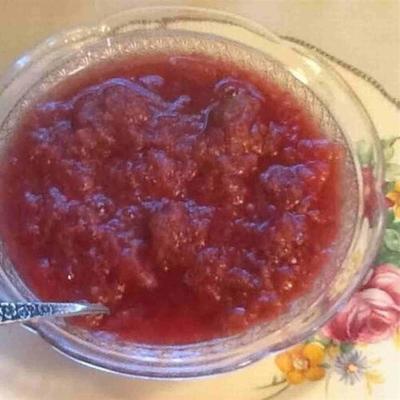 slow-cooker appel-frambozensaus