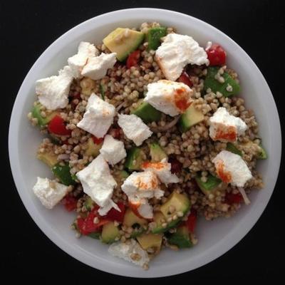 glutenvrije boekweit avocado salade