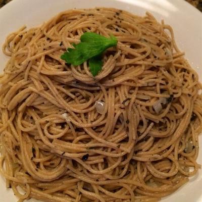 snelle en gemakkelijke spaghetti en specerijen