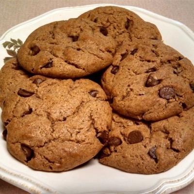 papa cookies (gluten- en graanvrije pindakaas en chocolate chip cookies)