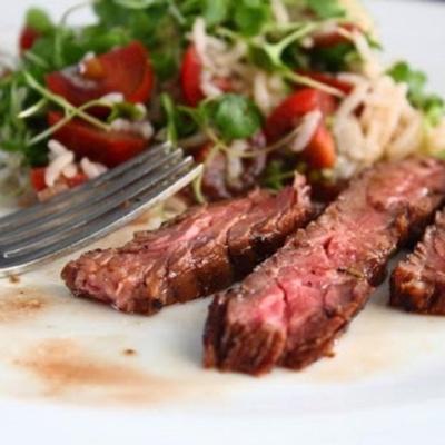 marsala gemarineerde rok steak