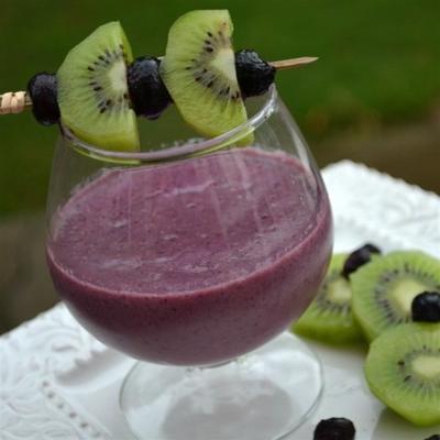 bevroren blueberry-smoothie