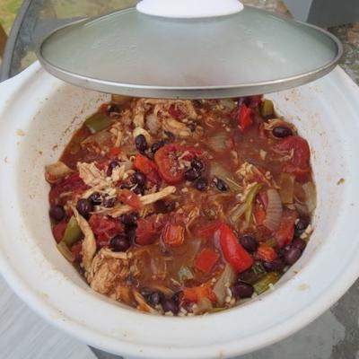 Mary's chicken and black bean chili