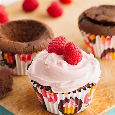 chocolade frambozen cupcakes