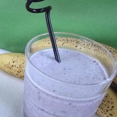 bosbessenbanaan havermout smoothie