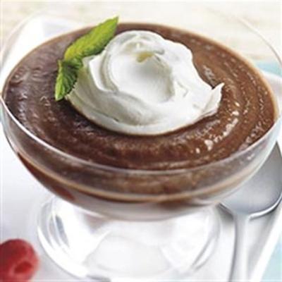 chocolade appelmoes pudding