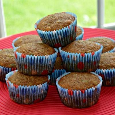 banaan courgette brood muffins