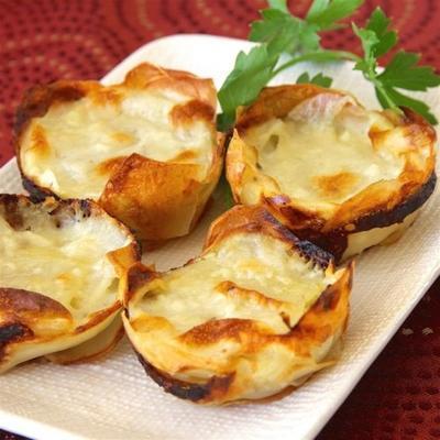 muffin tin aardappelen gratin