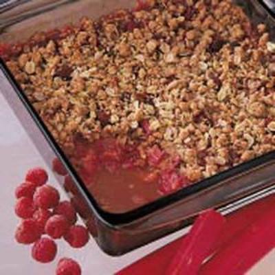 rabarber frambozen knapperig