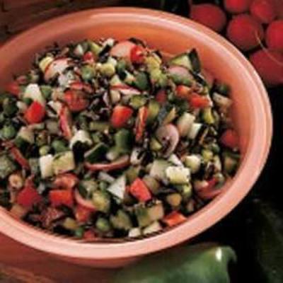 muntachtige rijstsalade