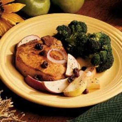 appel-topped karbonades