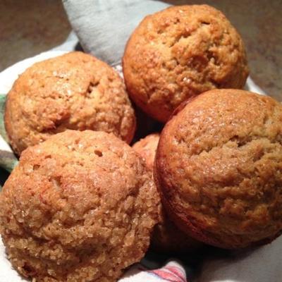 banaan en persimmon kaneel muffins