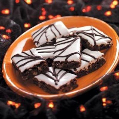 spinnenweb brownies