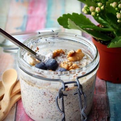 Chia Griekse yoghurt pudding