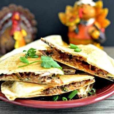 thanksgiving quesadilla