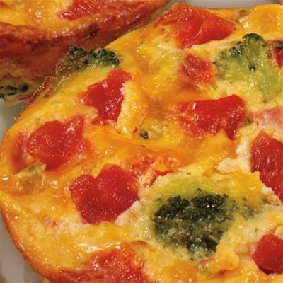 korstloze mini-quiches met broccoli en cheddar