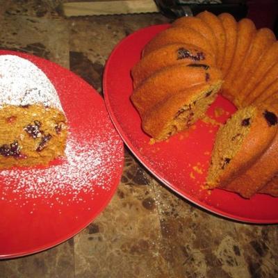 titi's cranberry walnoot pompoen brood cake