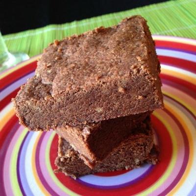 veganistische pindakaas brownies